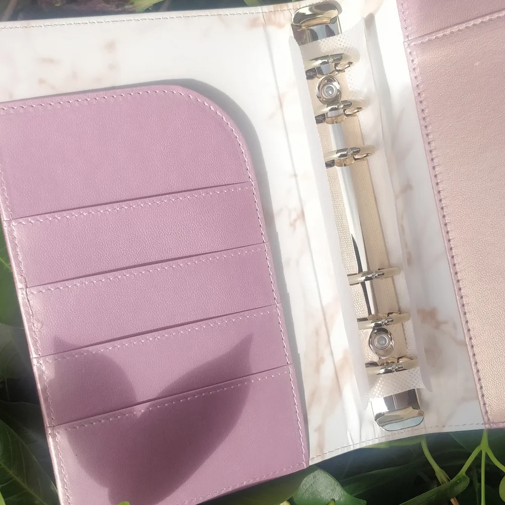 🆓🚚 A6 Binder Cover Rose Gold